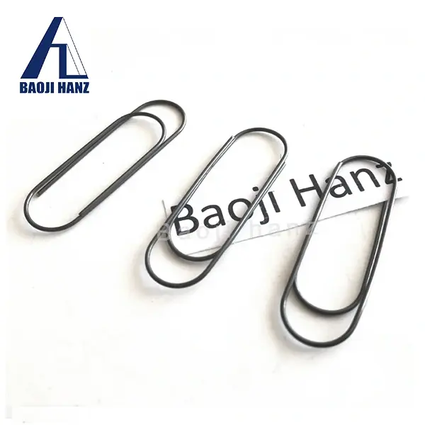 ASTM F2063 shape memory nitinol paper clips factory