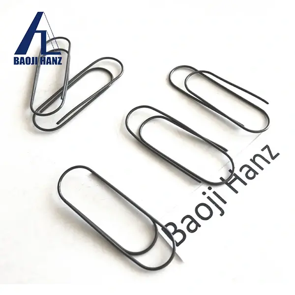 ASTM F2063 shape memory nitinol paper clips supplier